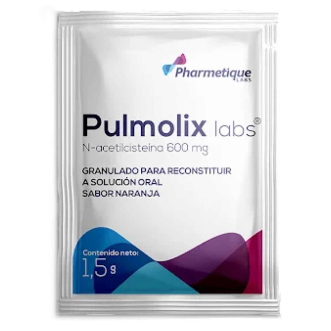 PULMOLIX LABS N-ACETILCISTEINA 600MG SOBRE 1.5GR X 1